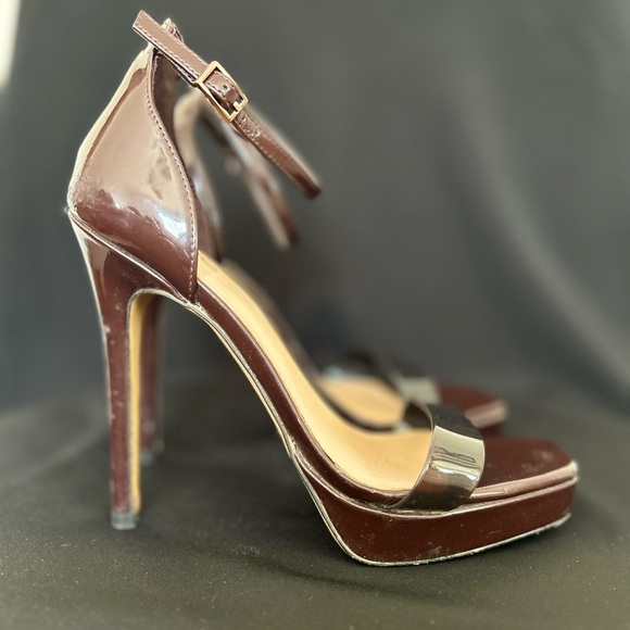 ALDO scarlett High heel sandal - Stiletto heel Dark Brown size 7 - Picture 6 of 9